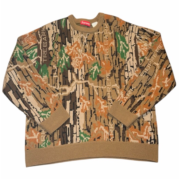 Supreme trebark mens M sweater